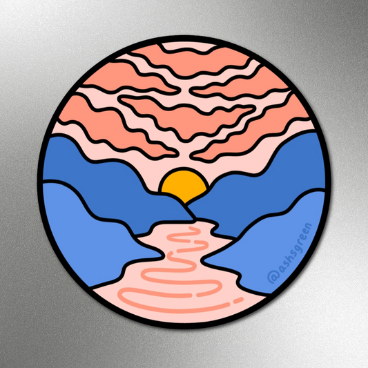 Okanagan Sunset - Magnet