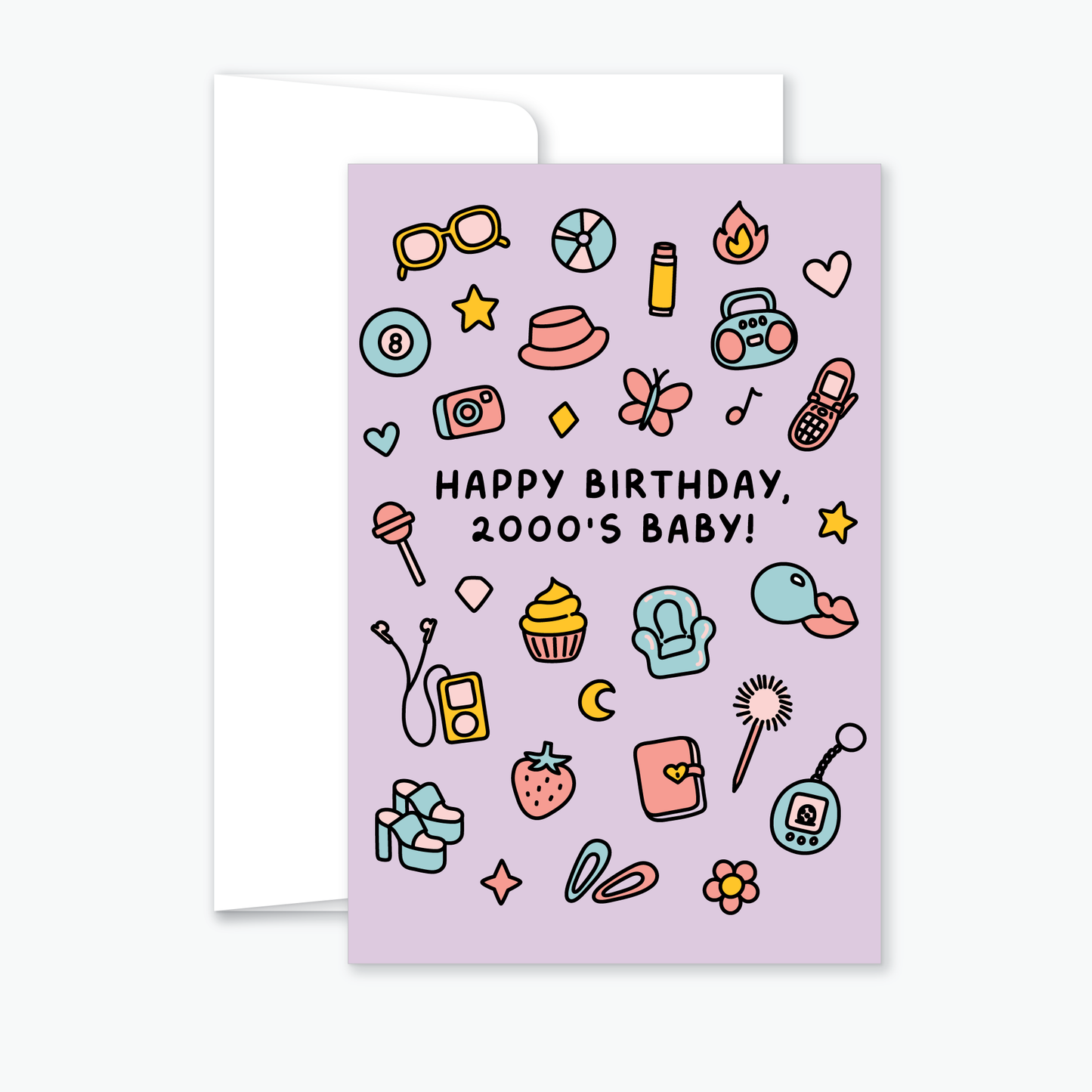 Happy Birthday 2000's Baby! - greeting card