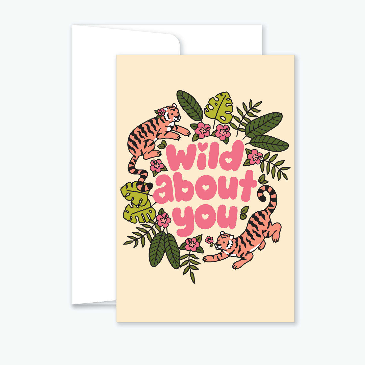 Wild About You -  greeting card
