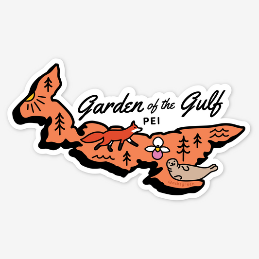 Prince Edward Island, Garden of the Gulf - Vinyl Sticker
