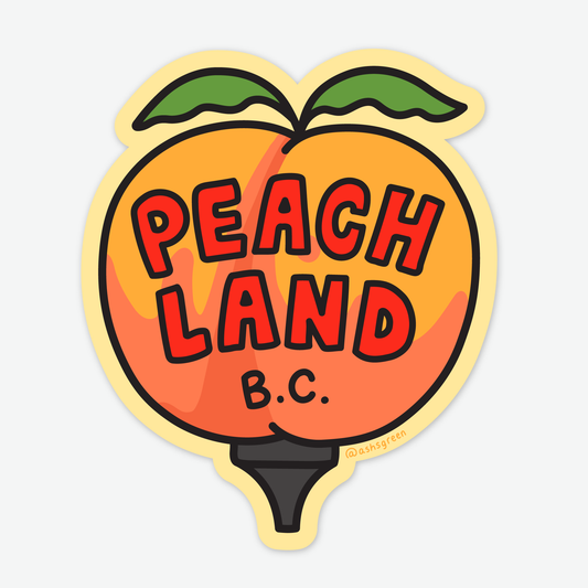 Peachland, BC - Vinyl Sticker