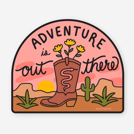 Adventure is out There (Light) - Vinyl Sticker