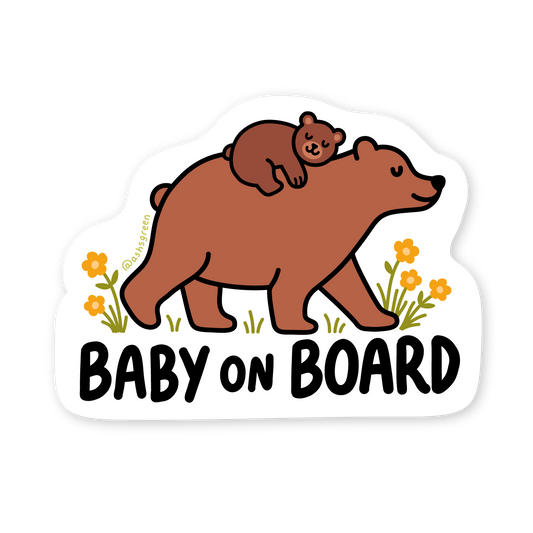 Baby on Board Bears - Car Magnet