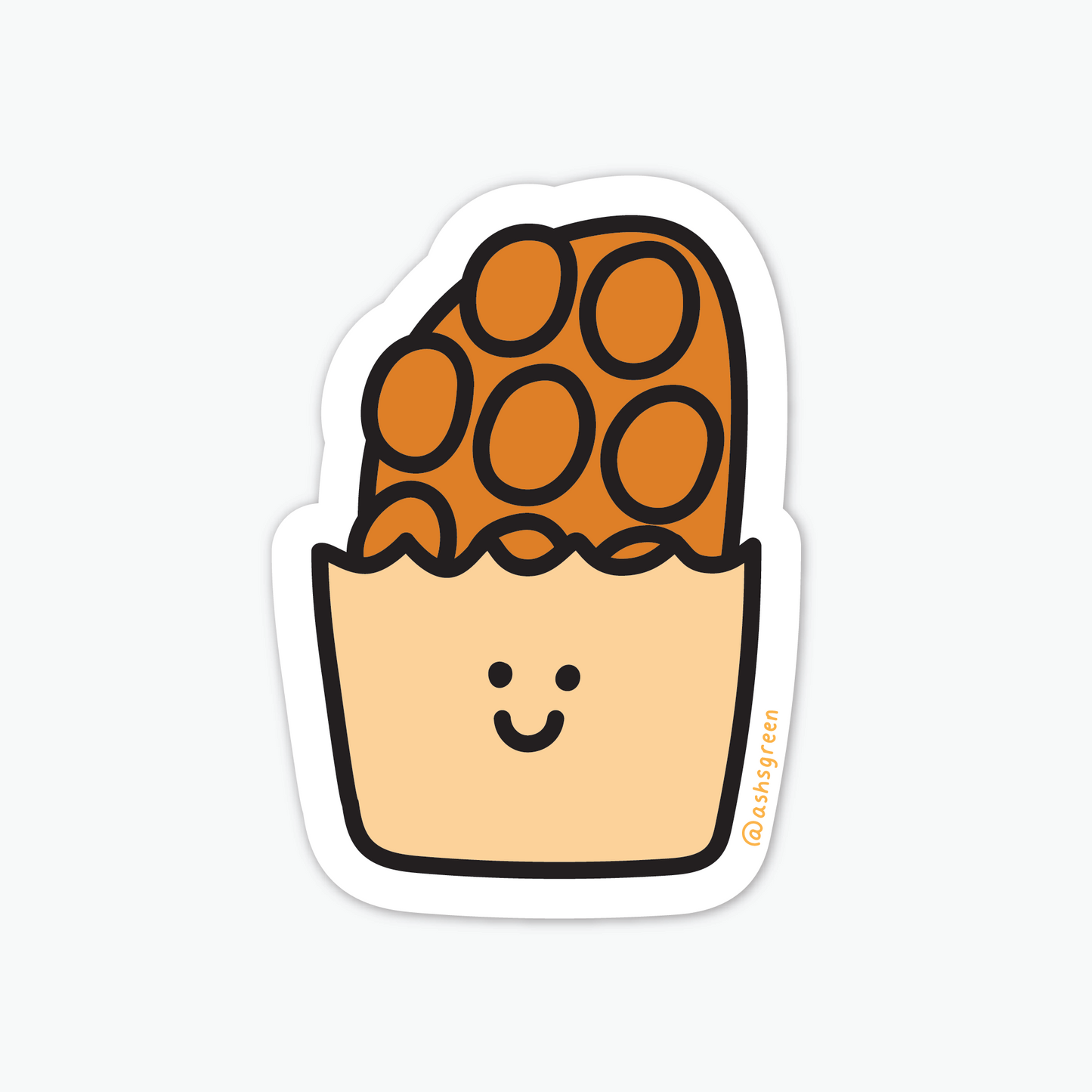 Bubble Waffle - Vinyl Sticker (Hong Kong Collection)