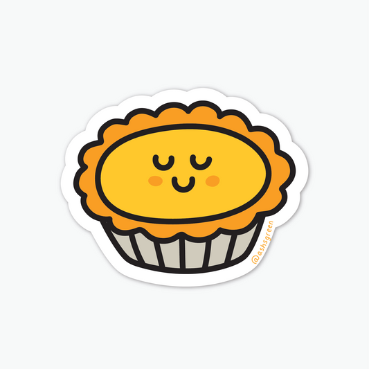 Egg Tart - Vinyl Sticker (Hong Kong Collection)