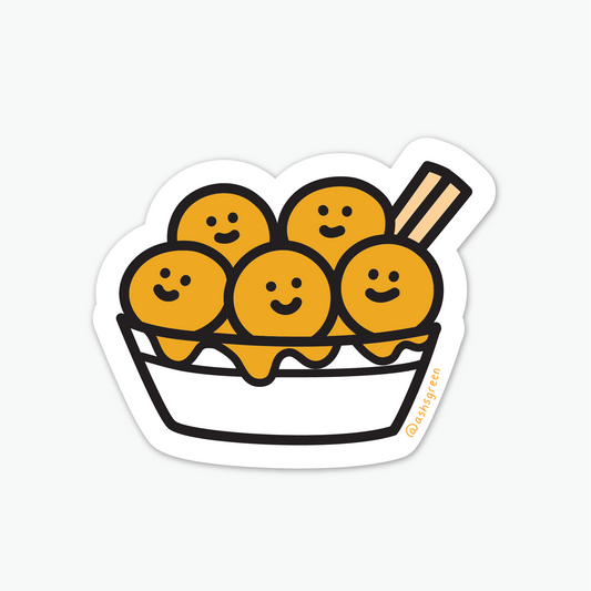 Curry Fishball - Vinyl Sticker (Hong Kong Collection)