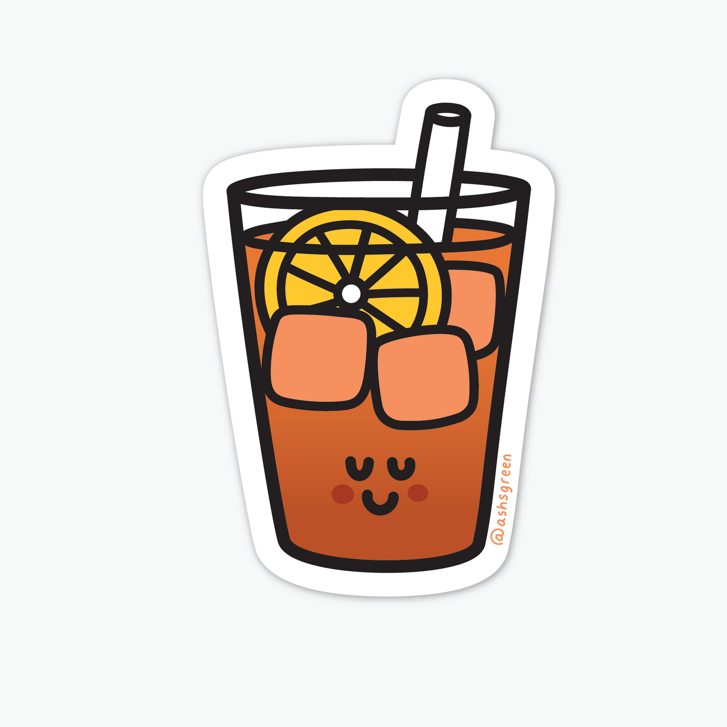 Lemon Tea - Vinyl Sticker (Hong Kong Collection)