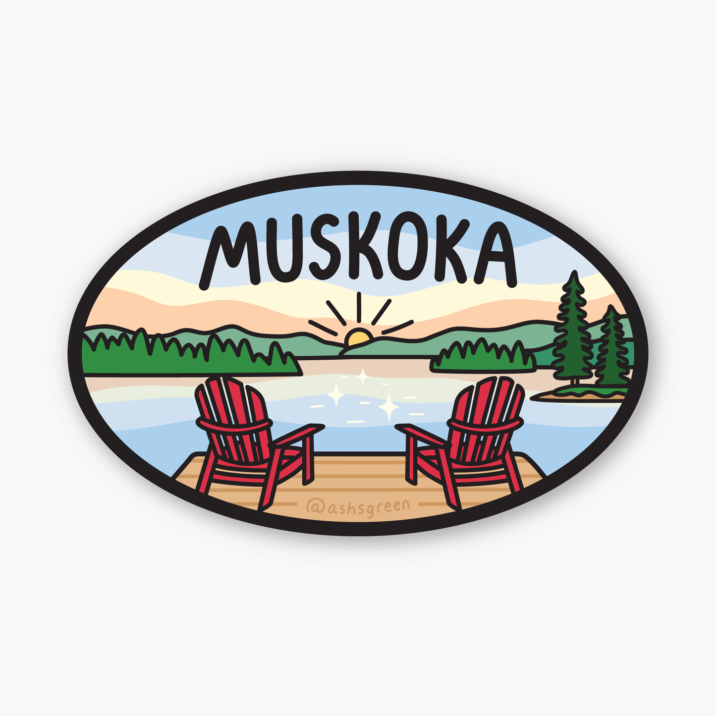 Muskoka - Vinyl Sticker