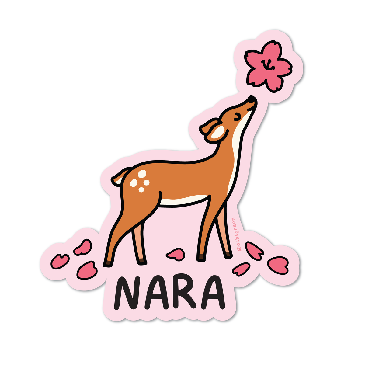 Nara deer - Vinyl Sticker