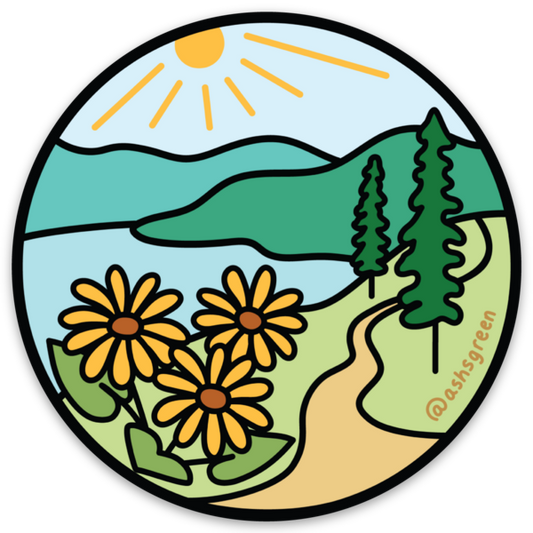 Okanagan Hike - Vinyl Sticker