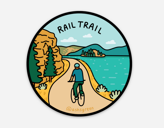 Rail Trail - Vinyl Sticker