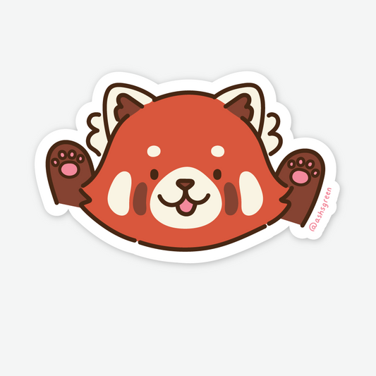 Red Panda - Vinyl Sticker