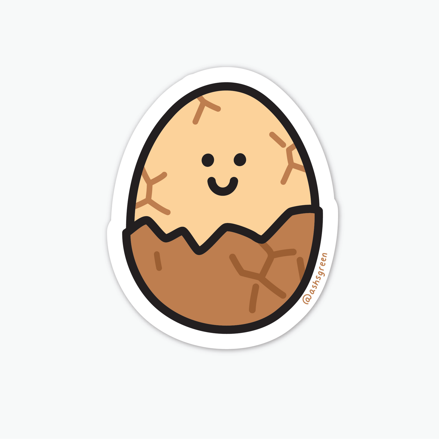 Tea Egg - Vinyl Sticker (Hong Kong Collection)